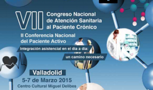 detalle del cartel del VII Congreso Nacional de Atención Sanitaria al Paciente Crónico
