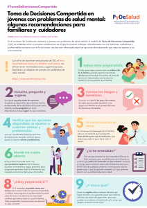 TDC: recomendaciones para familiares y cuidadores